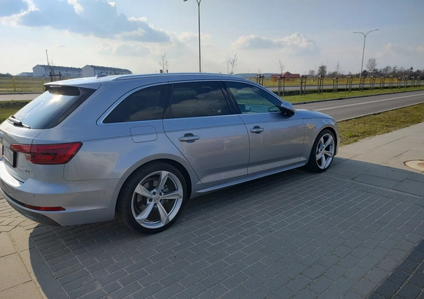 Audi A4 cena 88500 przebieg: 173000, rok produkcji 2017 z Konin małe 154